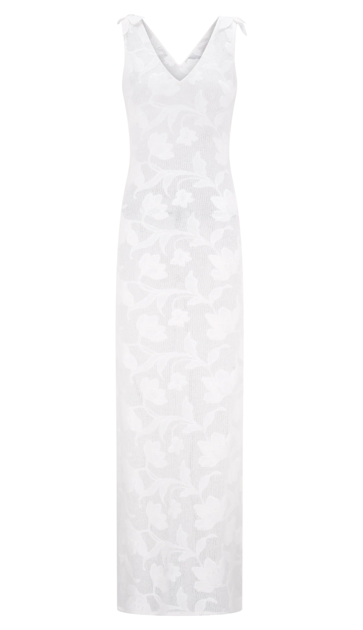 Amika White Lace Dress