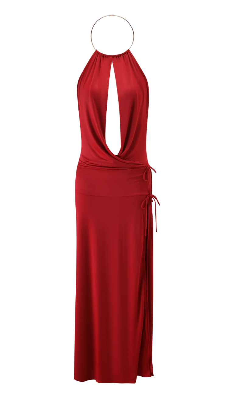 Salma Red Maxi Dress