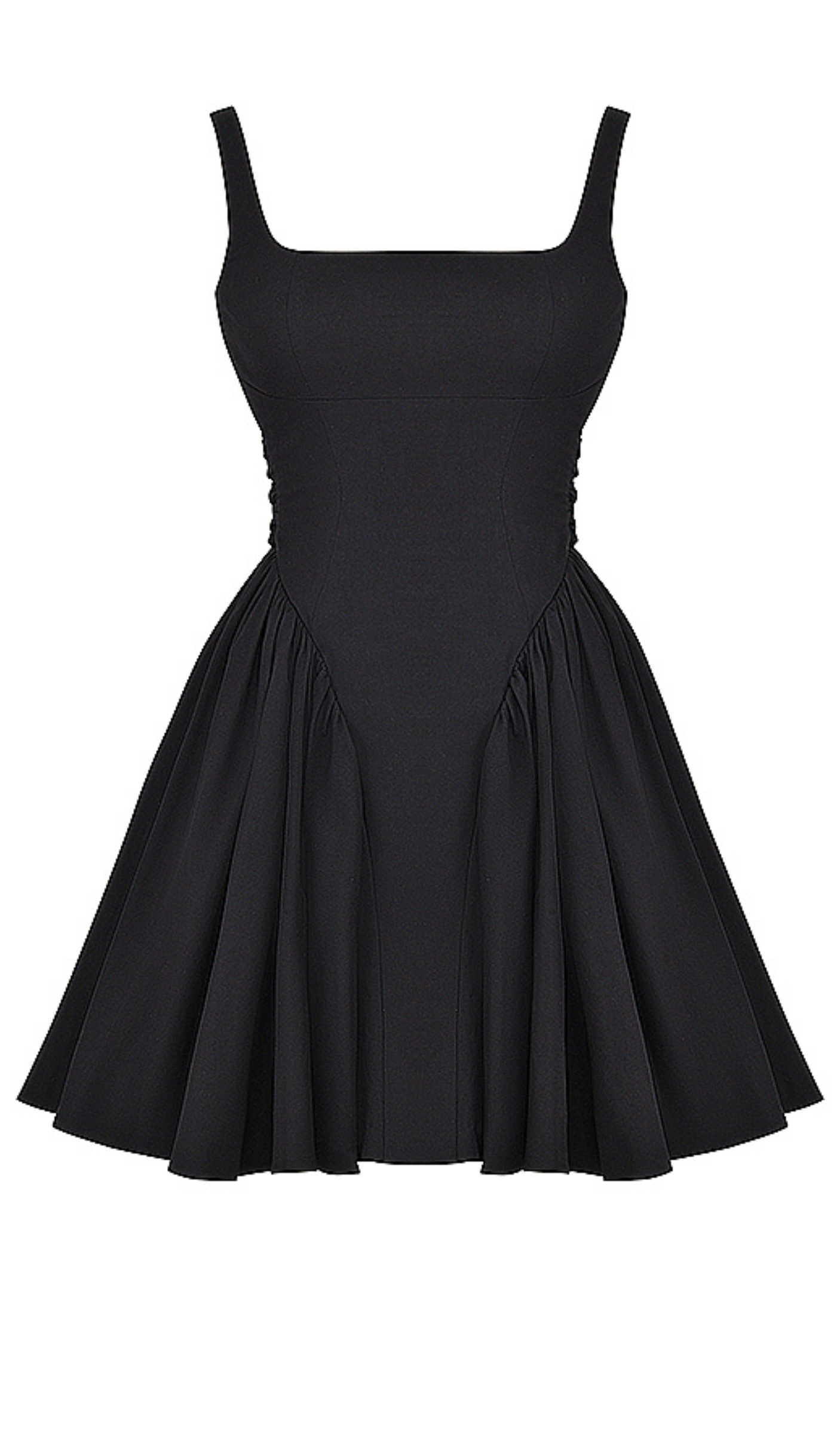 Vestido mini con lazo de Monica