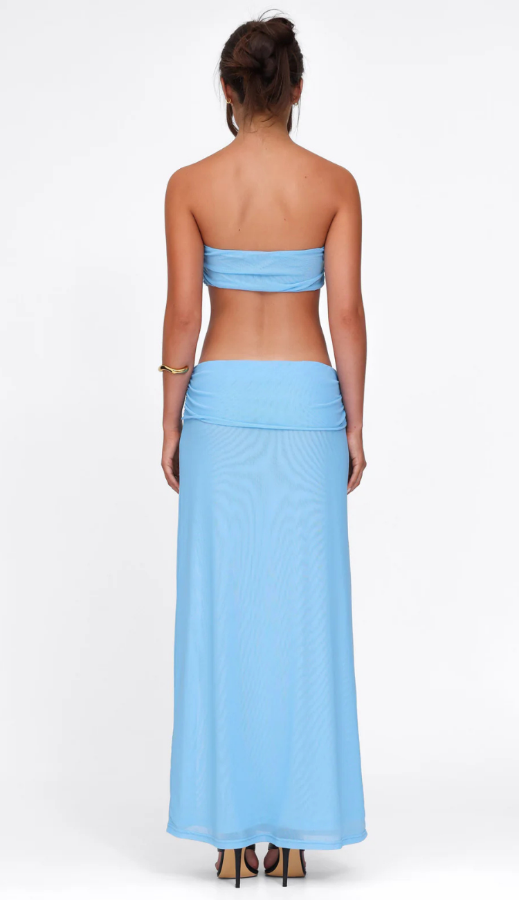 Hanoi Blue Maxi Dress