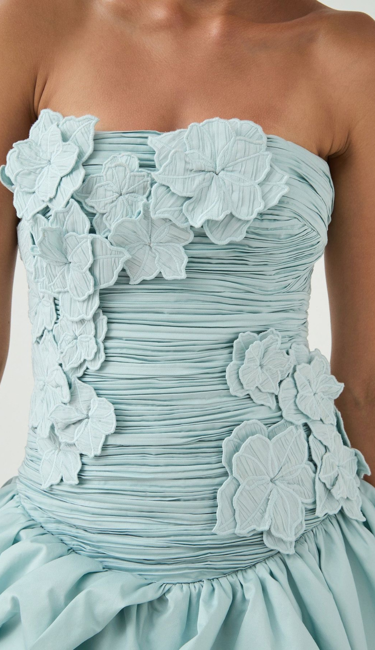 Sereya Sky Blue Mini Dress