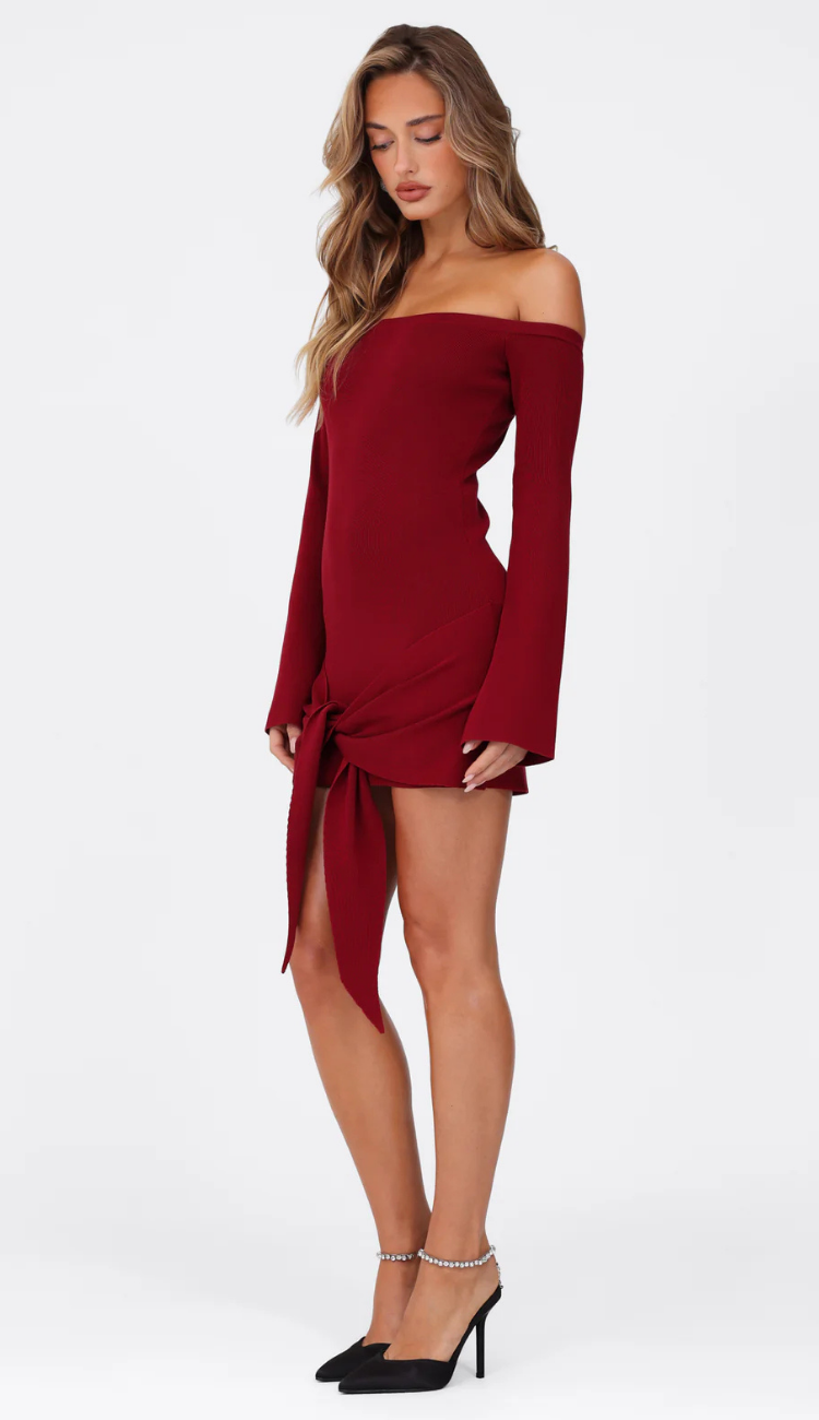 Naos Red Mini Dress