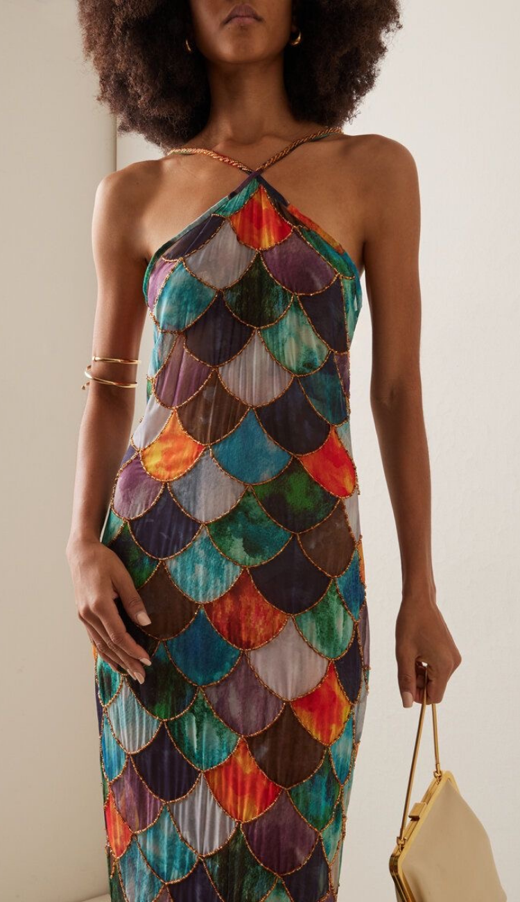Selini Rainbow Maxi Dress