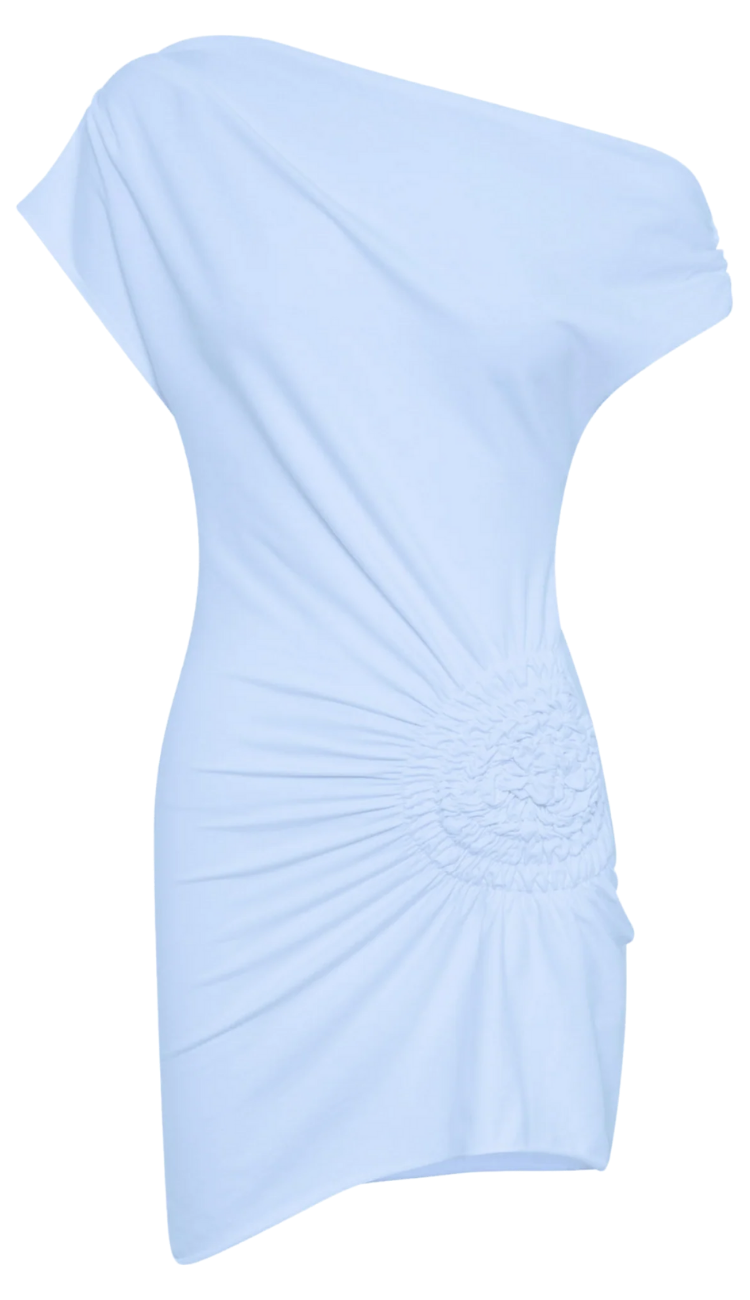 Phoibe Blue Mini Dress