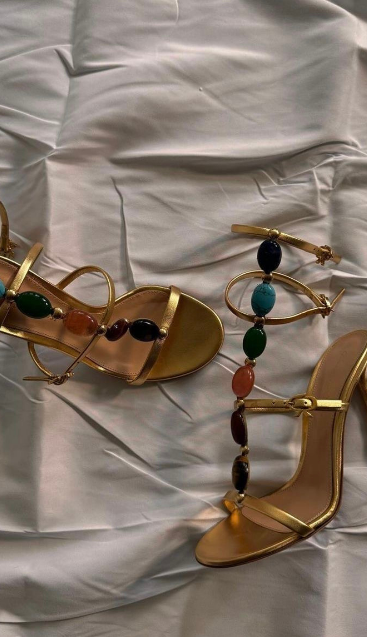 Lilia Gem Heeled Sandals