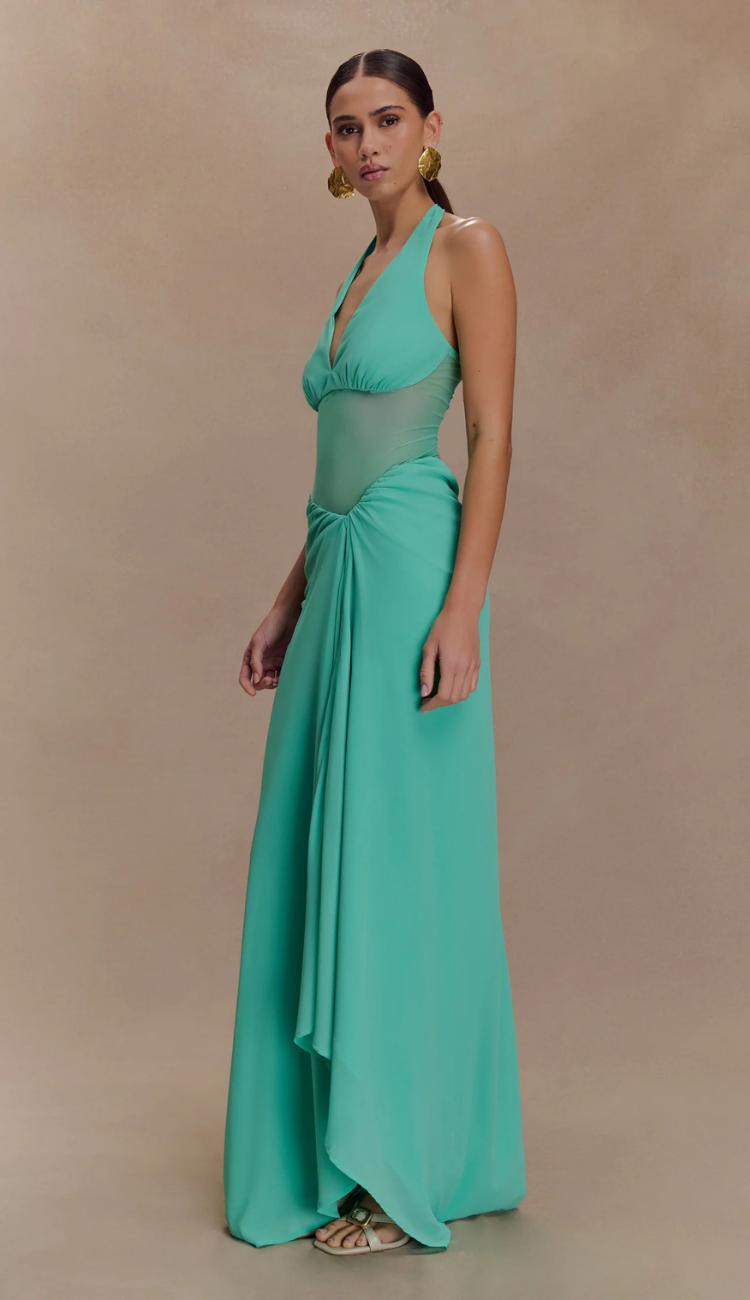 Rinoa Aqua Maxi Dress