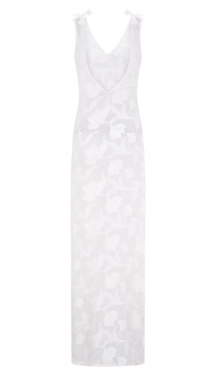 Amika White Lace Dress