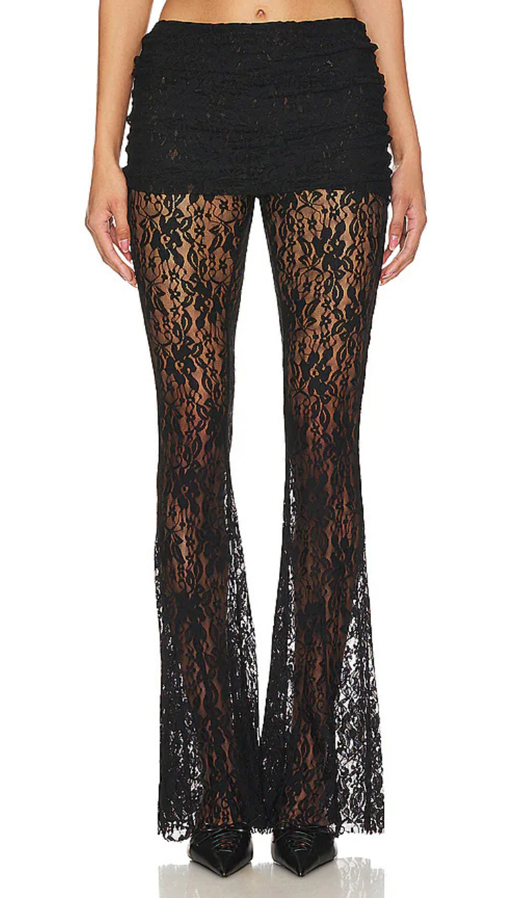 Zoe Black Lace Pants