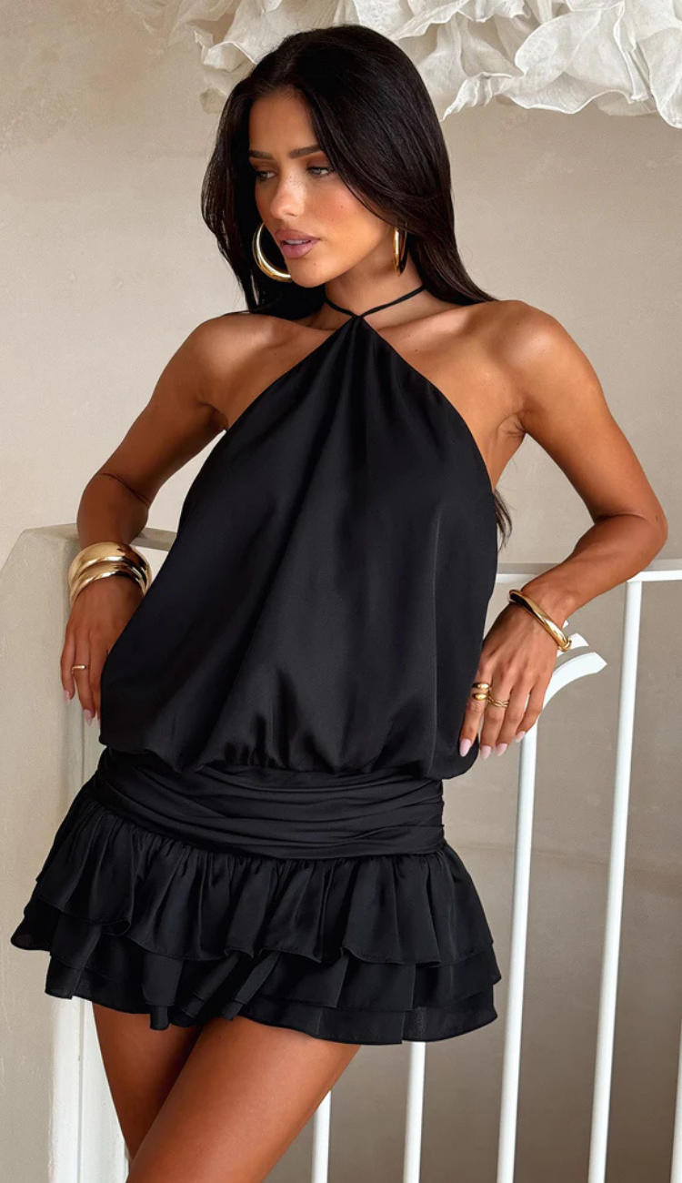 Ariya Black Mini Dress