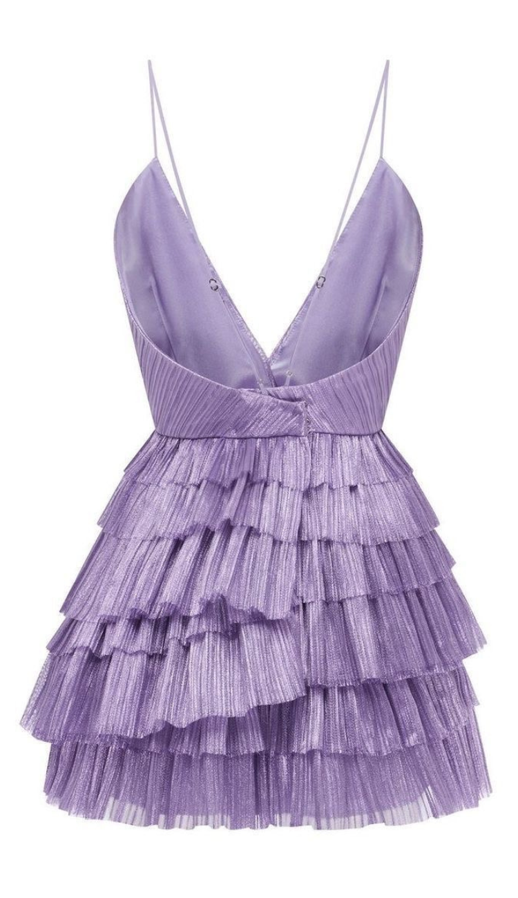 Chee Lilac Mini Dress