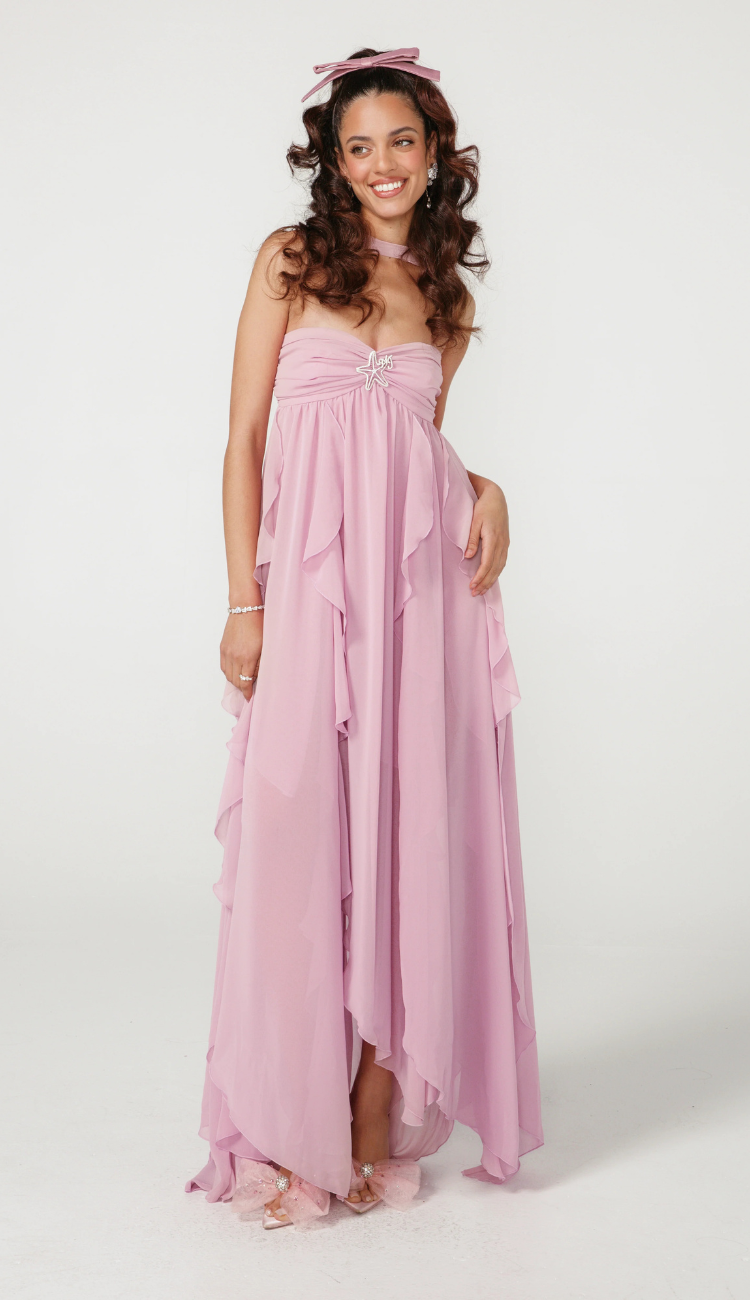 Meryem Lilac Maxi Dress