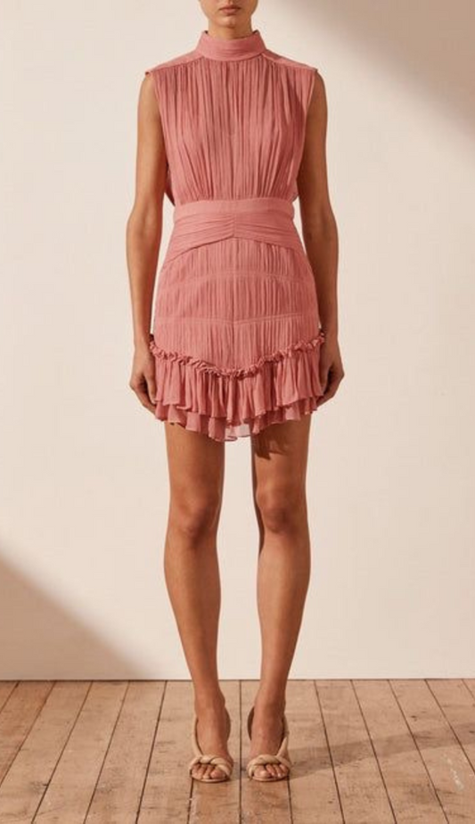 Alek Pink Mini Dress