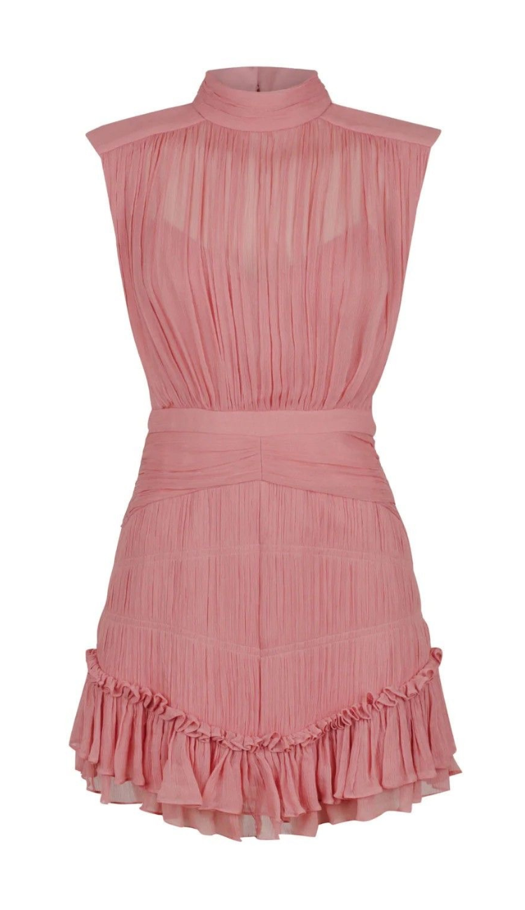 Alek Pink Mini Dress