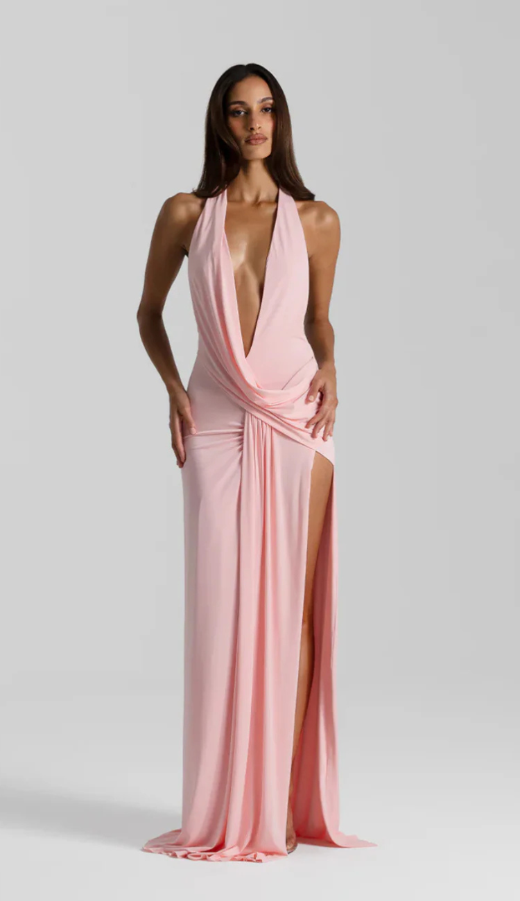 Petra Pink Maxi Dress