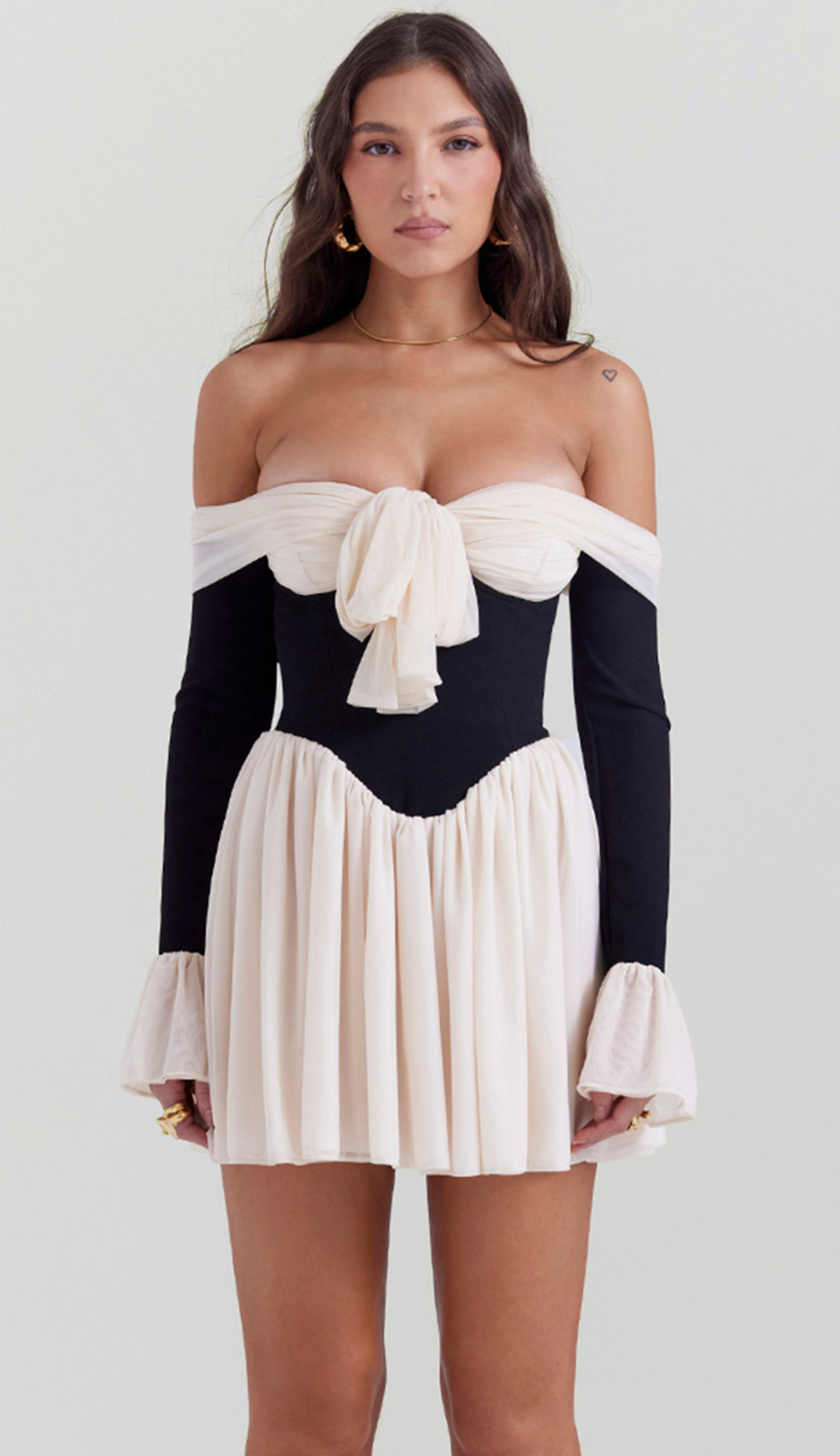 Azaria Off Shoulder Mini Dress