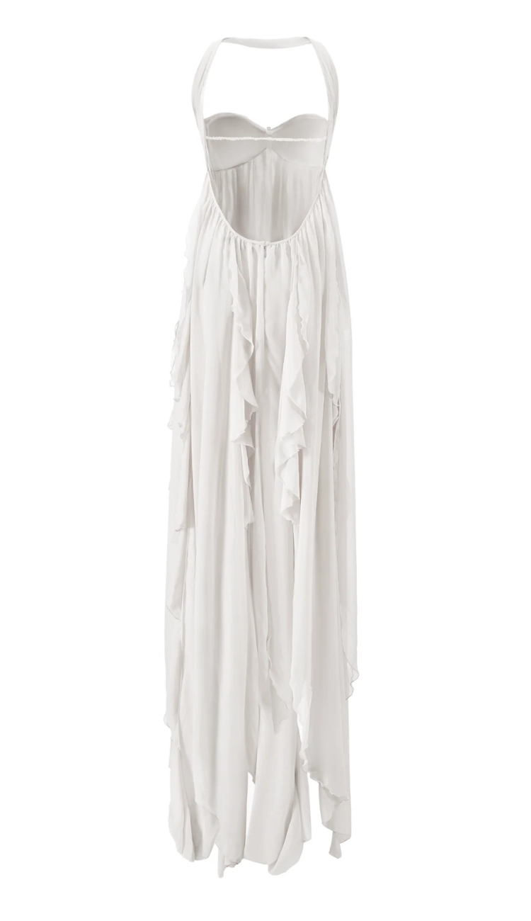 Meryem White Maxi Dress