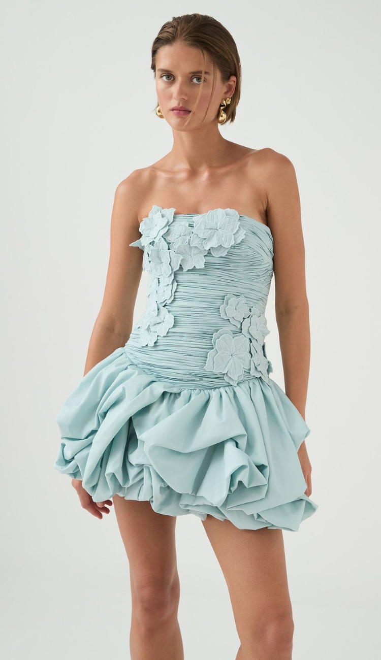 Sereya Sky Blue Mini Dress