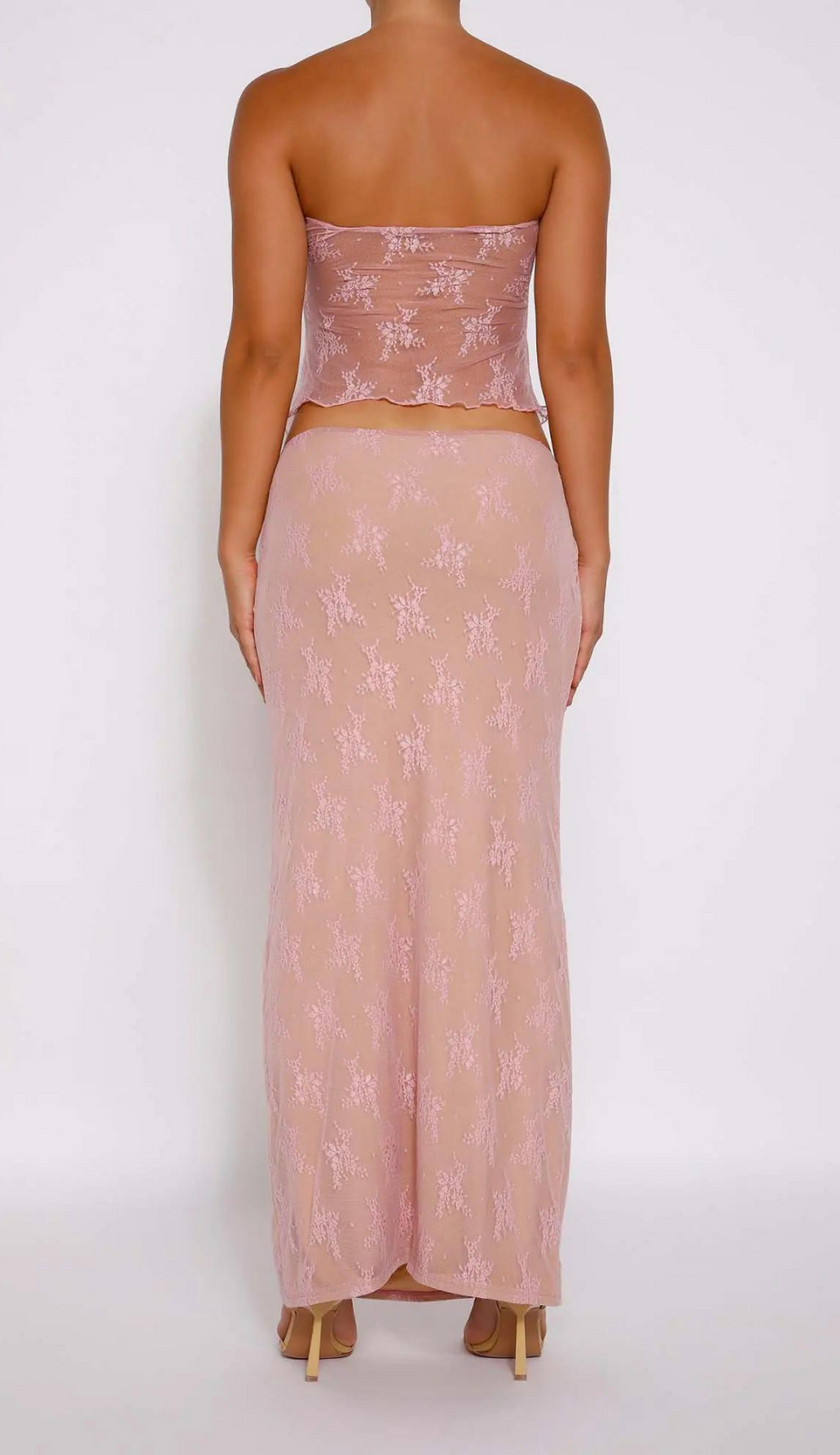 Tasha Pink Skirt Set