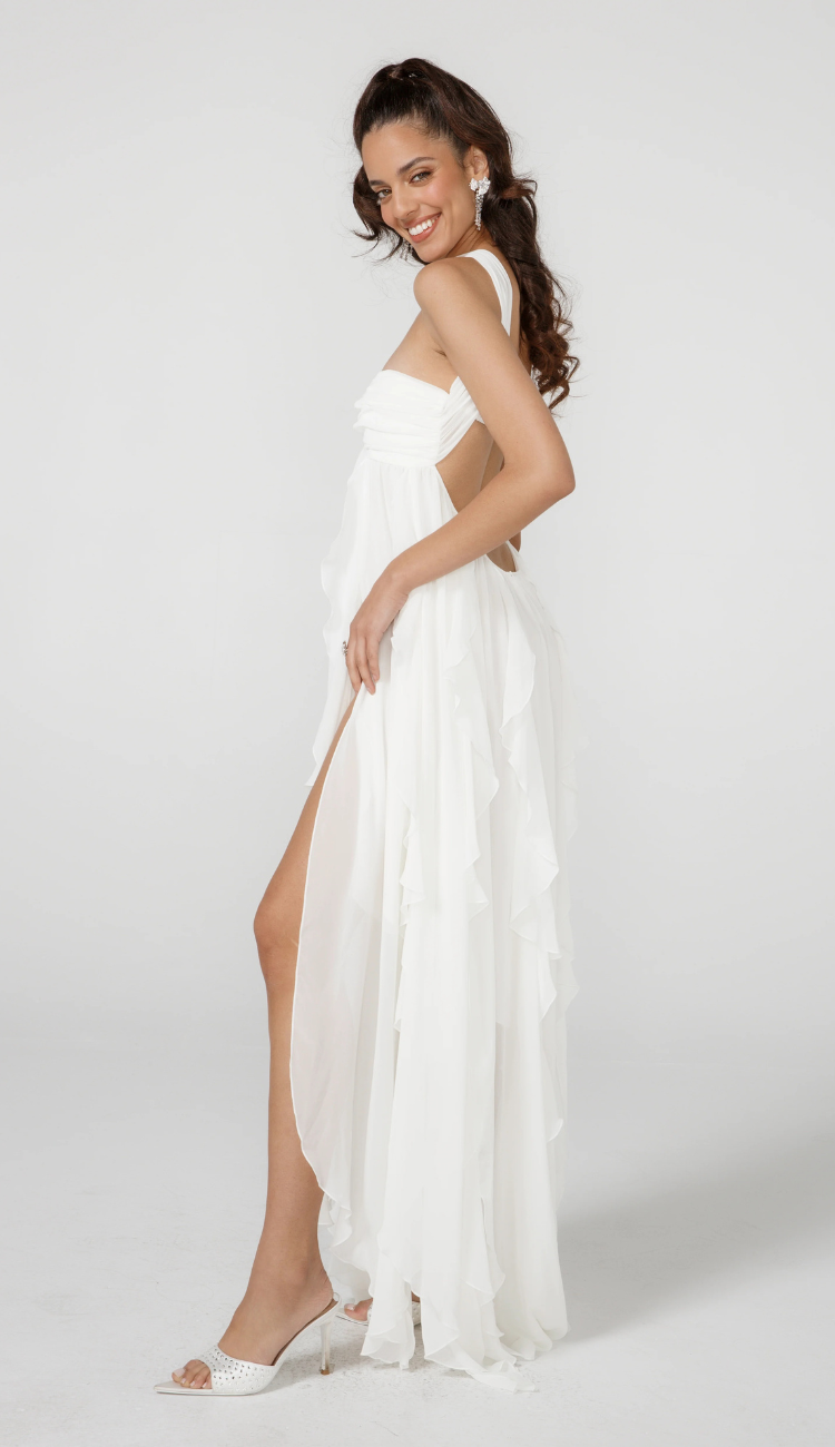 Meryem White Maxi Dress