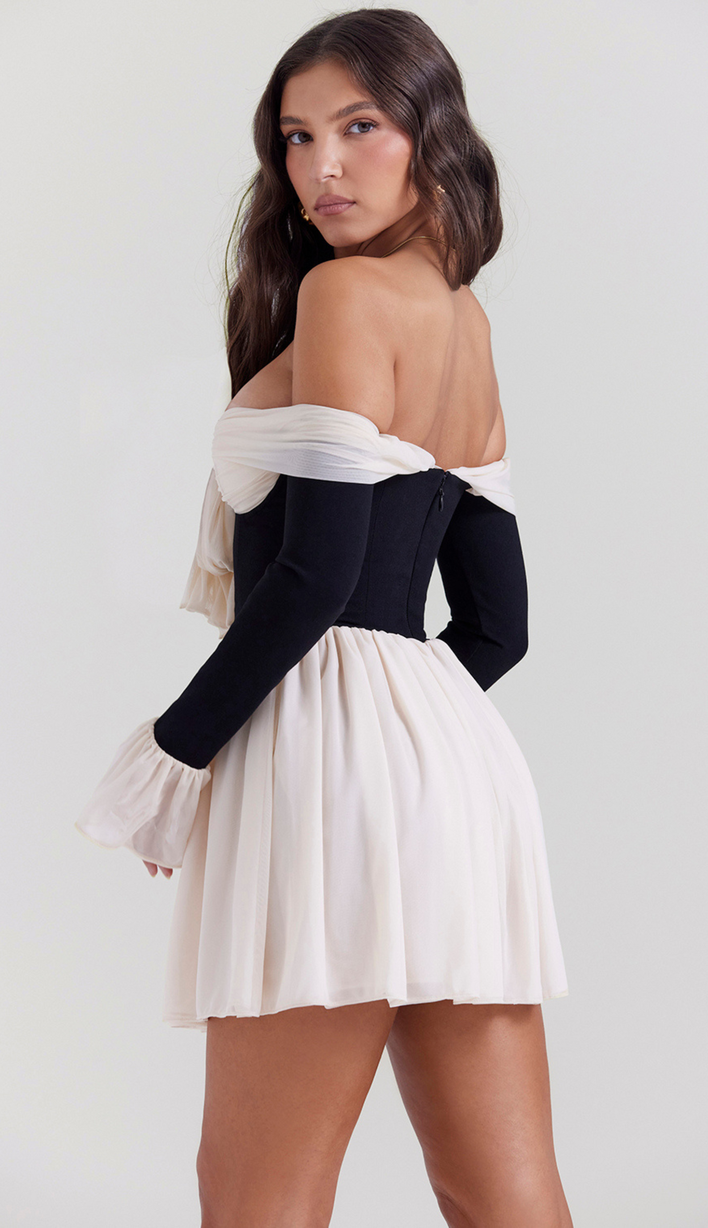 Azaria Off Shoulder Mini Dress
