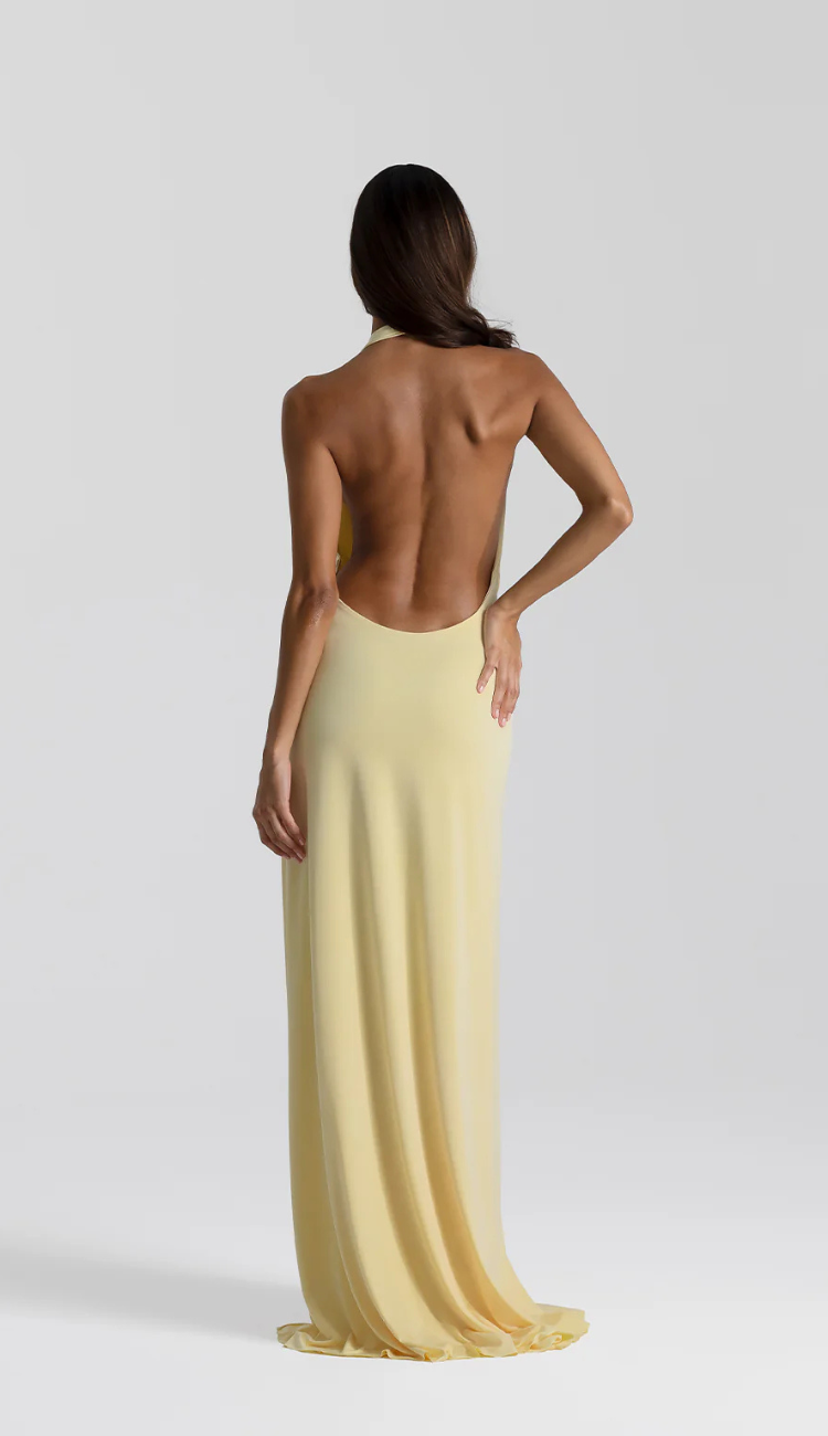 Petra Yellow Maxi Dress