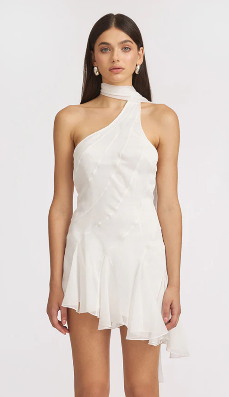 Izara White Mini Dress