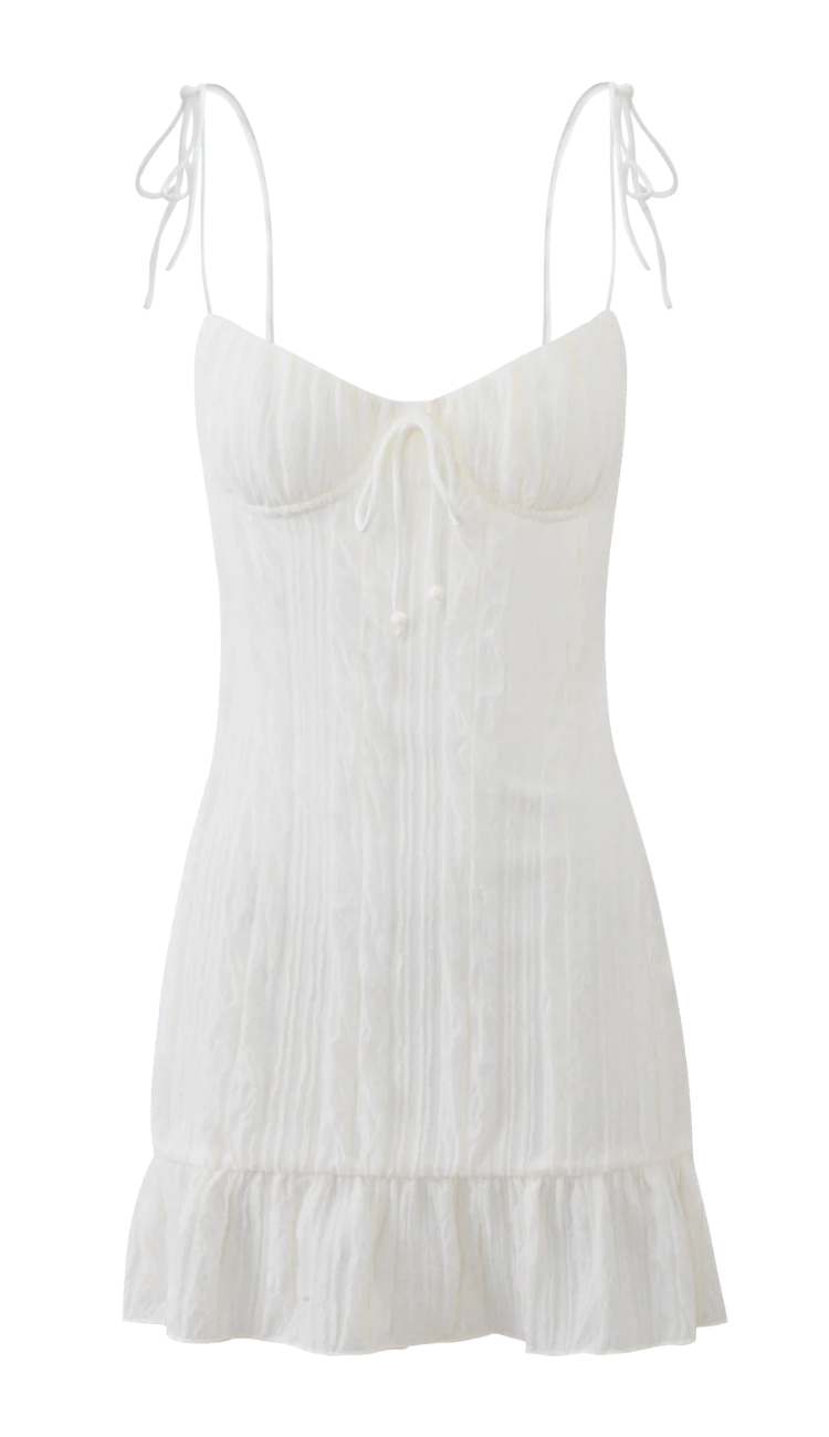 Simmon White Mini Dress