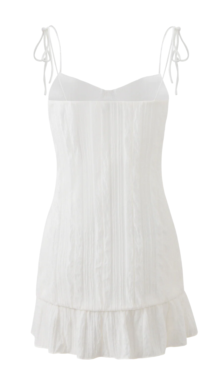 Simmon White Mini Dress