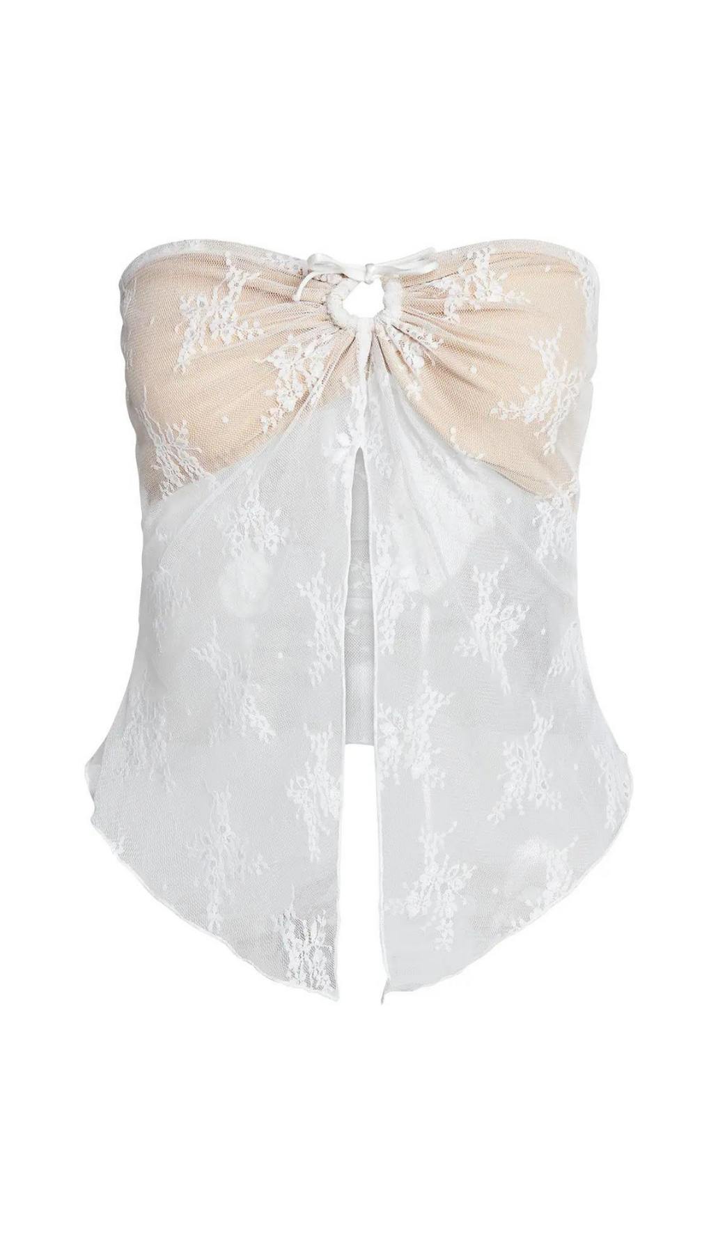 Tasha White Skirt Set