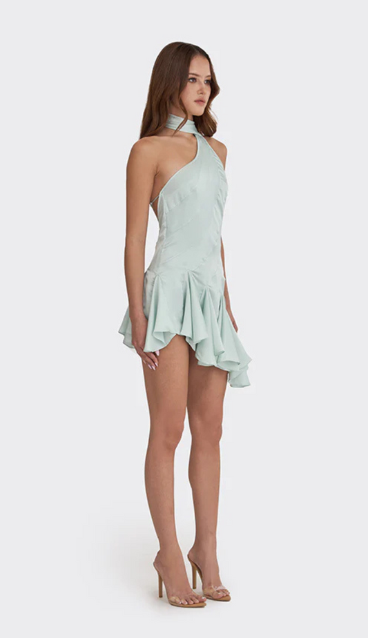 Izara Mint Mini Dress
