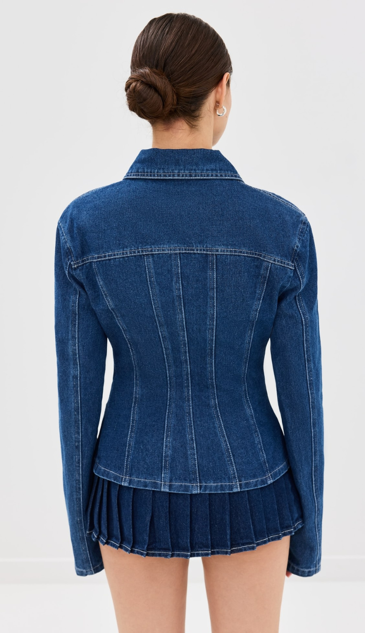 Valentina Denim Skirt Set