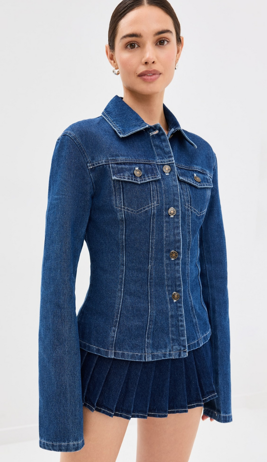 Valentina Denim Skirt Set