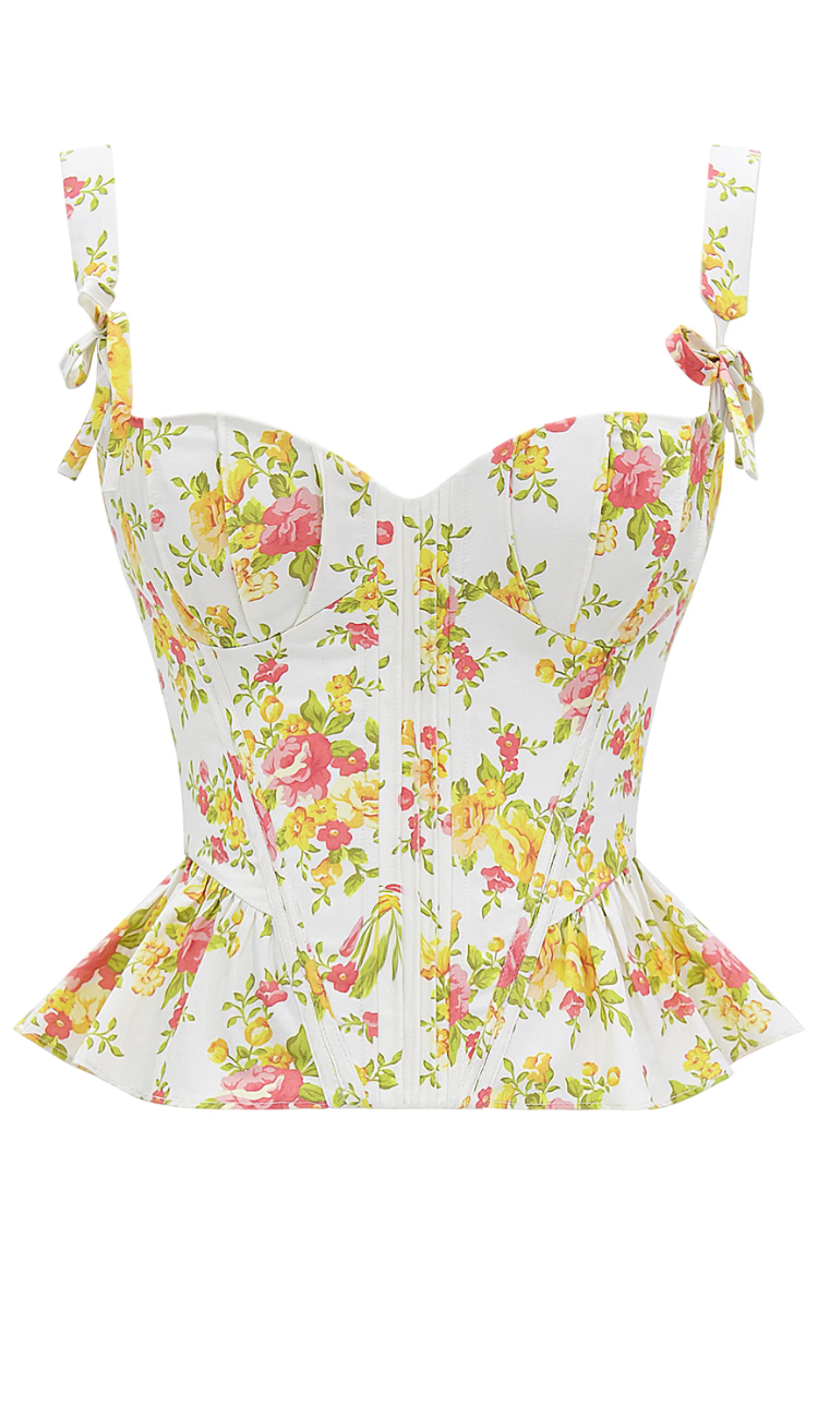 Velora Floral Corset Top