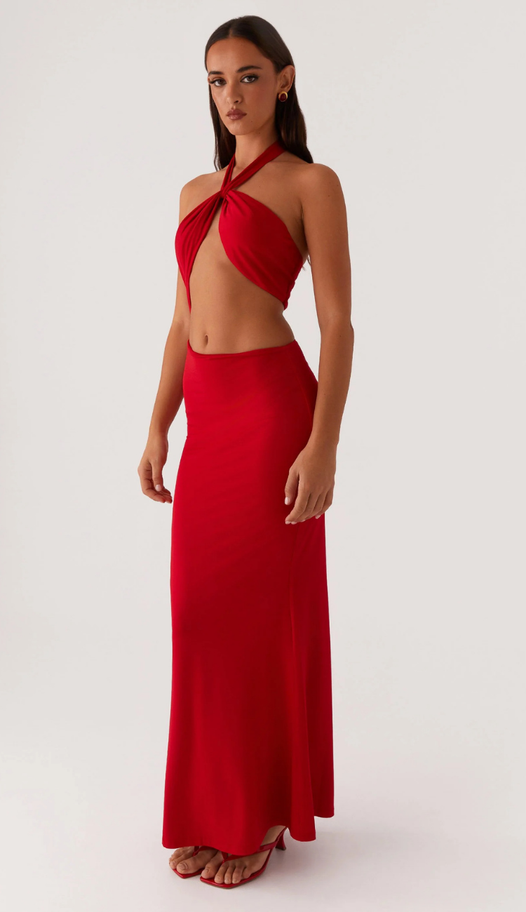 Liorin Criss Cross Red Set