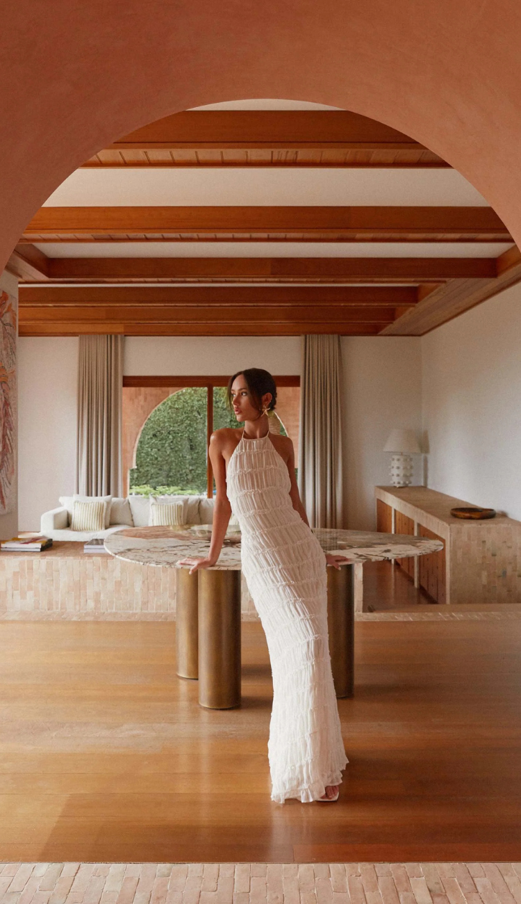 Vesper White Maxi Dress