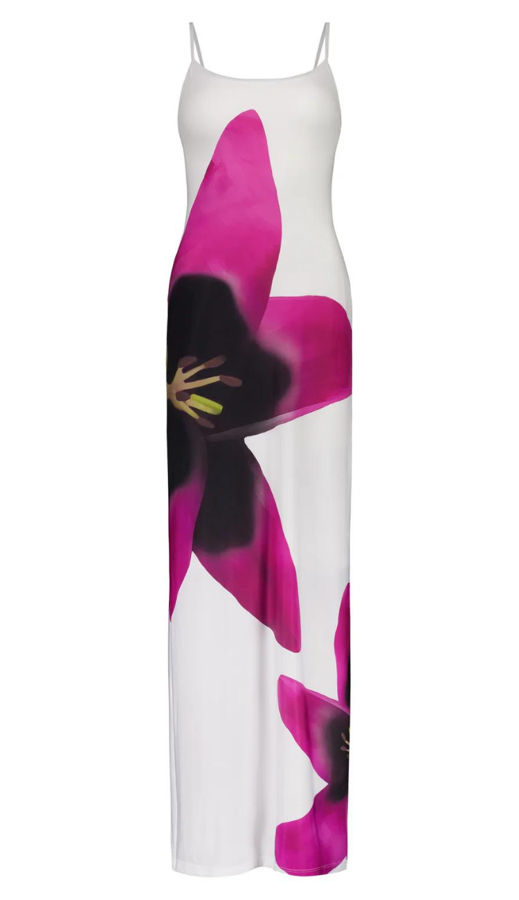 Norú White Slip Dress