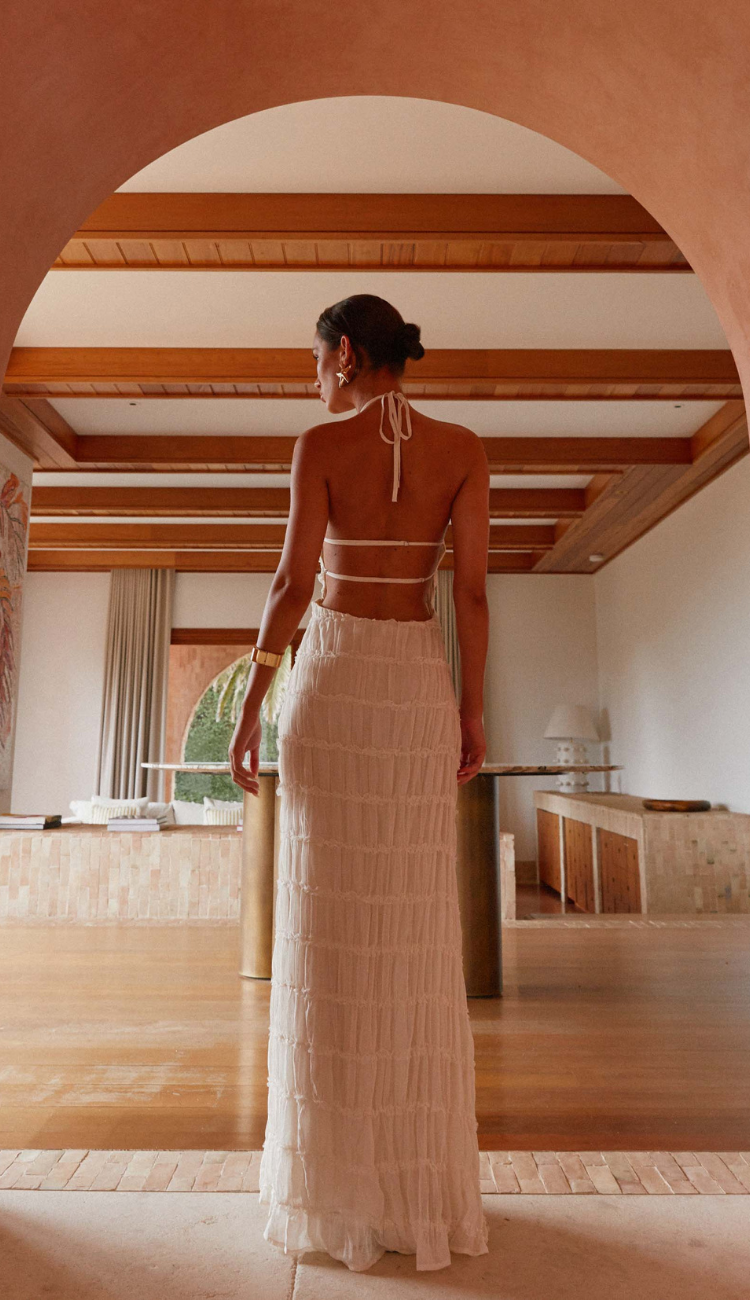 Vesper White Maxi Dress