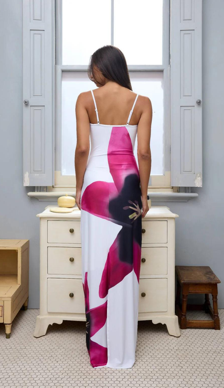 Norú White Slip Dress