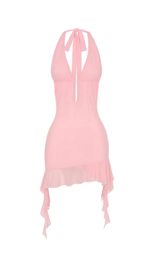 Miva Pink Mini Dress