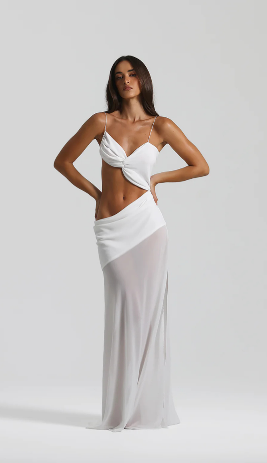 Rita White Maxi Dress