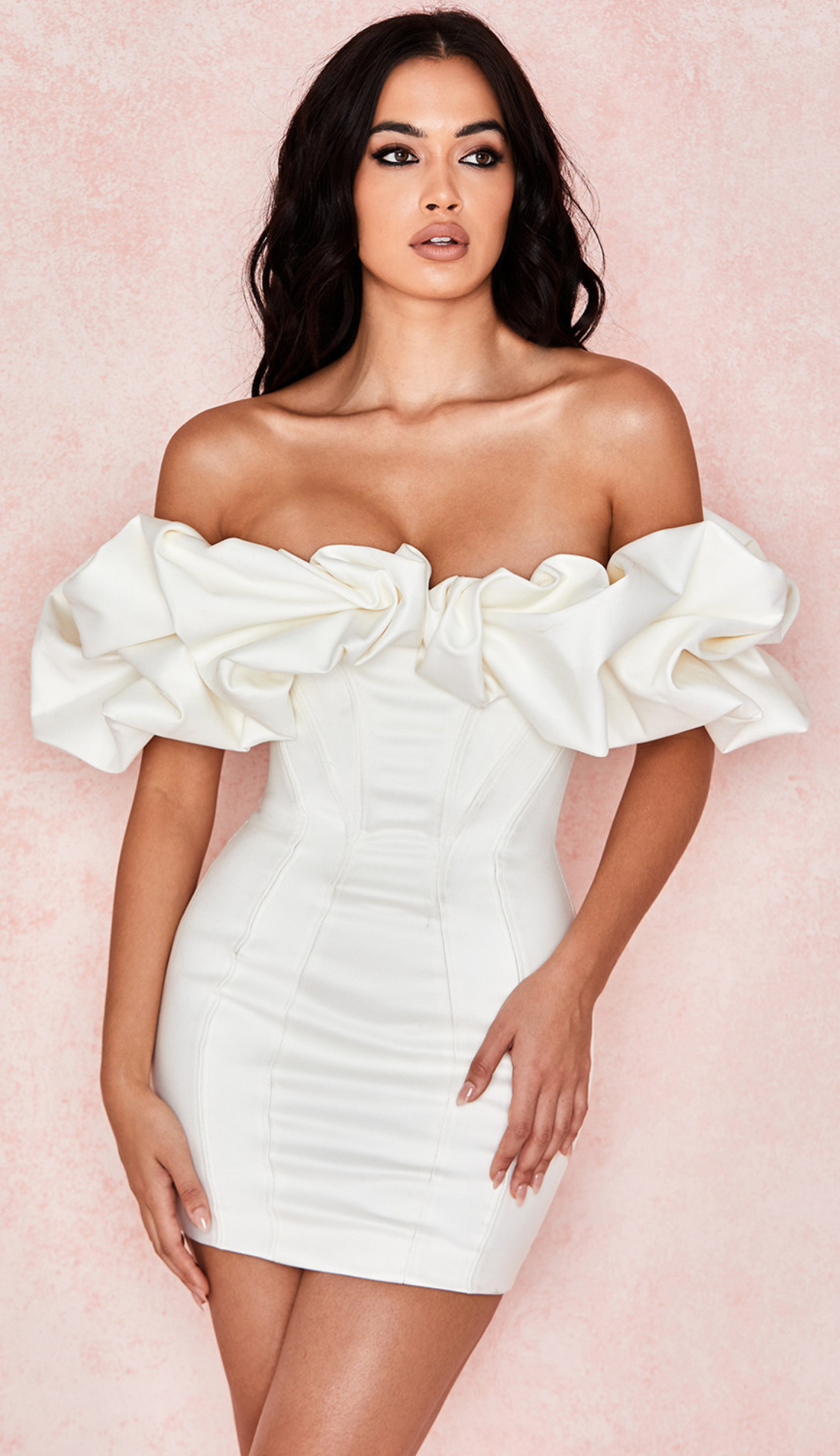 Ruby White Mini Dress