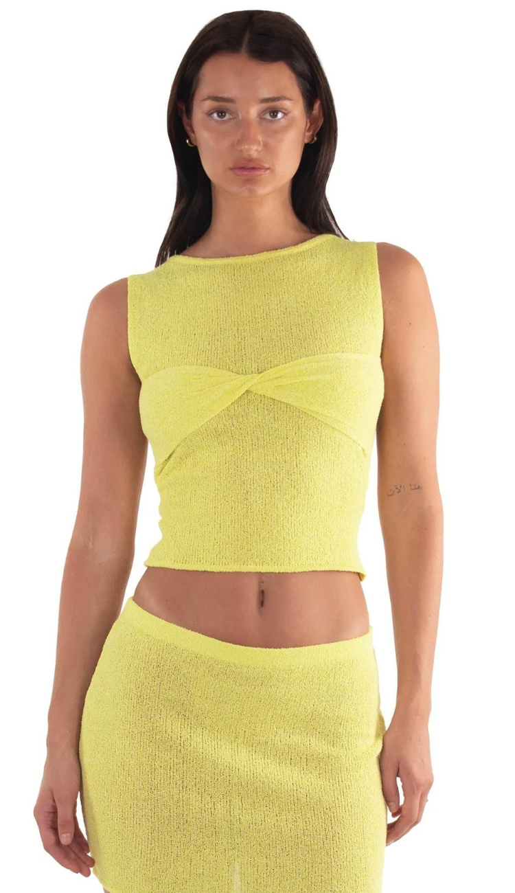 Conjunto de falda amarilla Mirabella