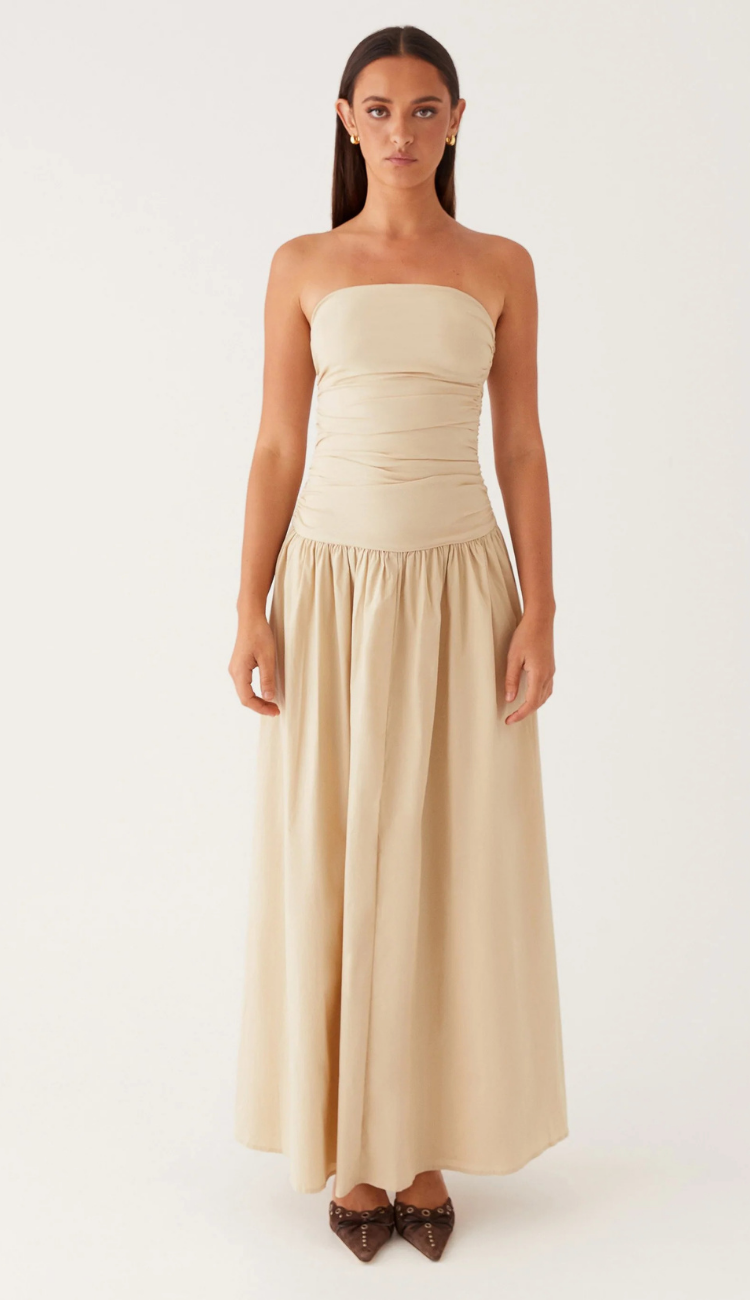 Adelina Ivory Maxi Dress