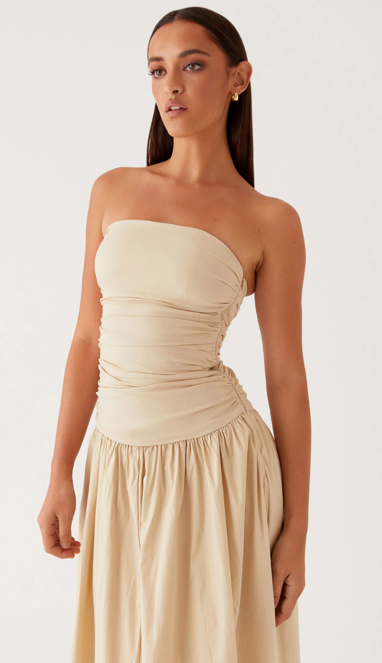 Adelina Ivory Maxi Dress