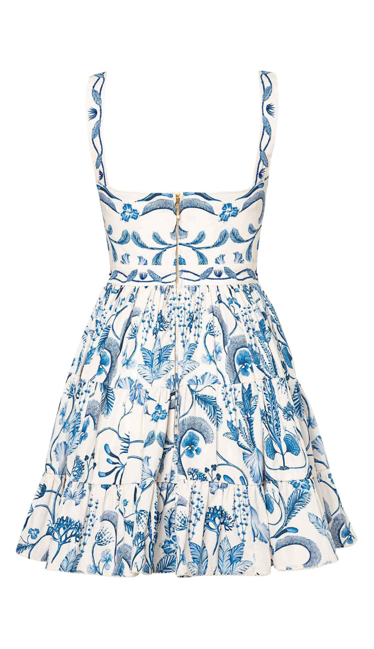 Soléne Print Mini Dress