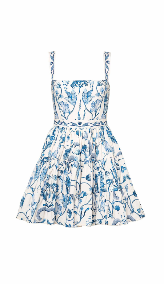 Soléne Print Mini Dress