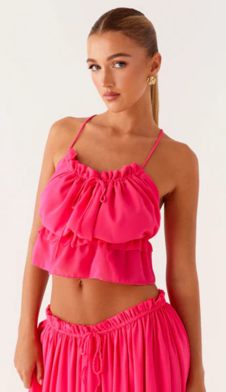 Zahid Pink Skirt Set