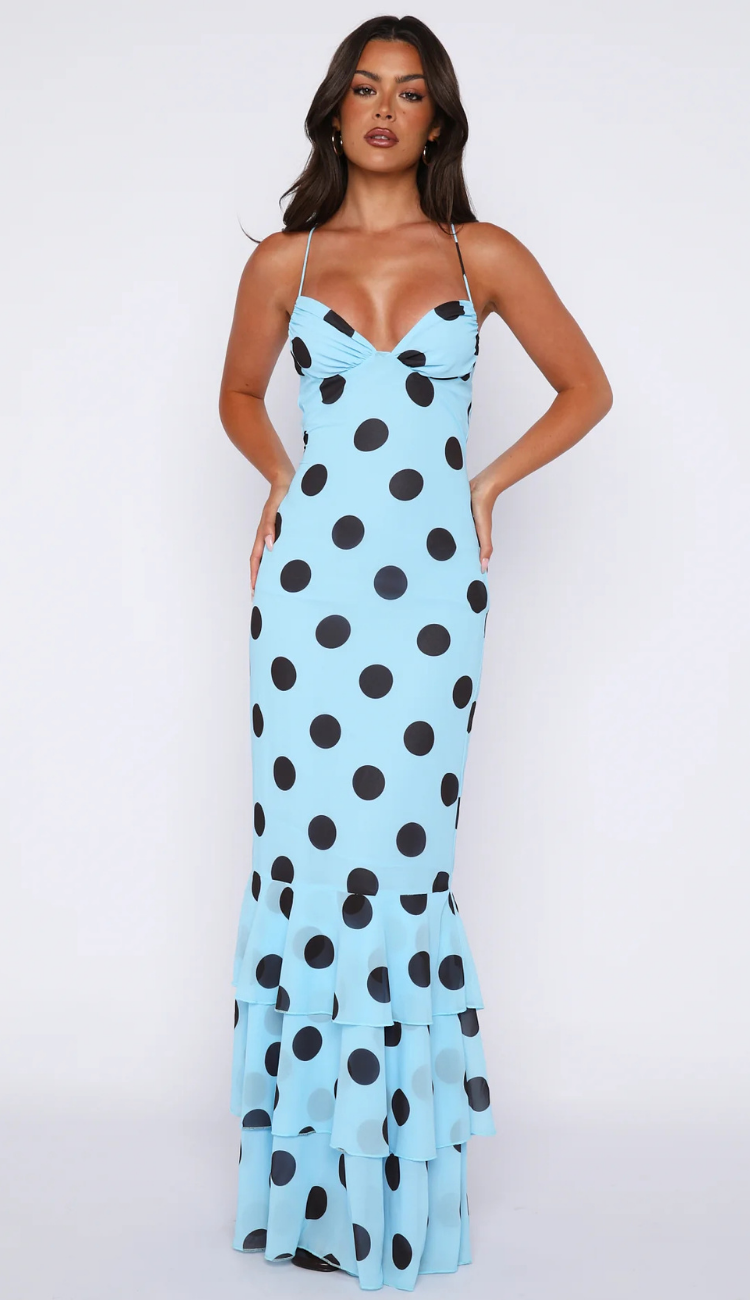 Jane Polka Dots Maxi Dress