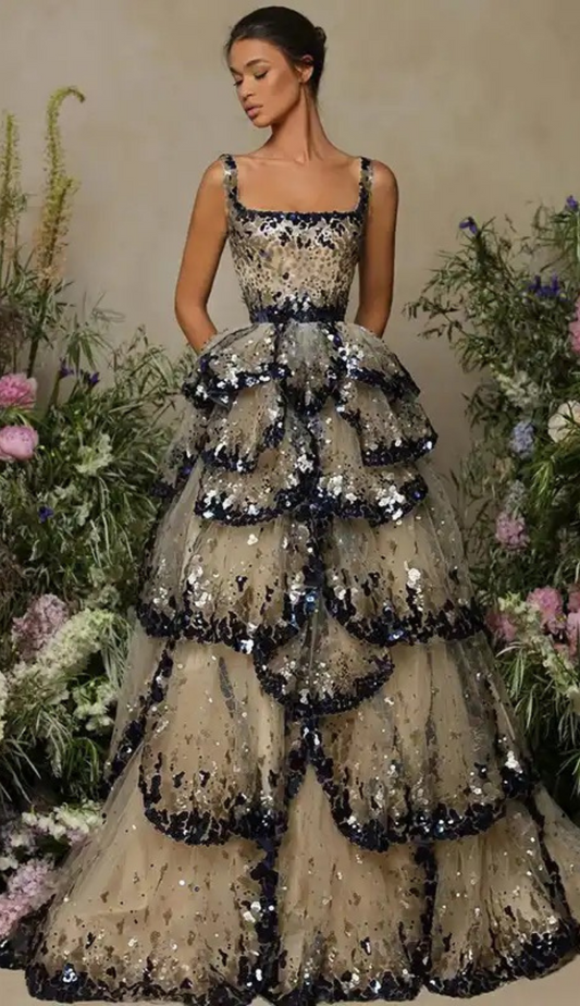 Rania Tiered Gown (PRE-ORDER)