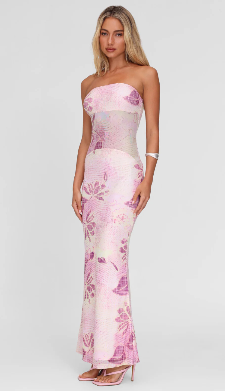 Ella Pink Maxi Dress